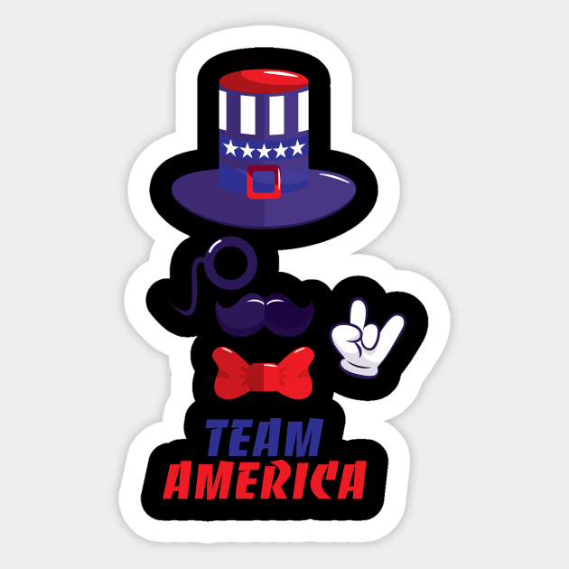 Cool Team America Sticker by Diannas